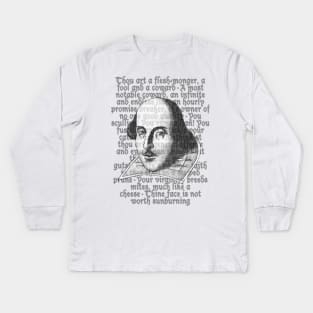 Shakespearean Insults Kids Long Sleeve T-Shirt